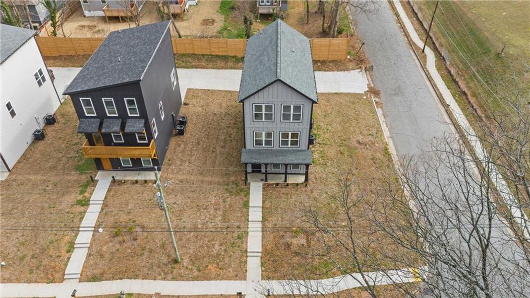 Front exterior of a new home in , Atlanta, GA, highlighting curb appeal (Image 27).