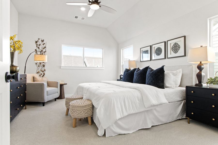 Furnished interior view inside a new home in Woodbridge Townhomes, Wylie (Image 12).