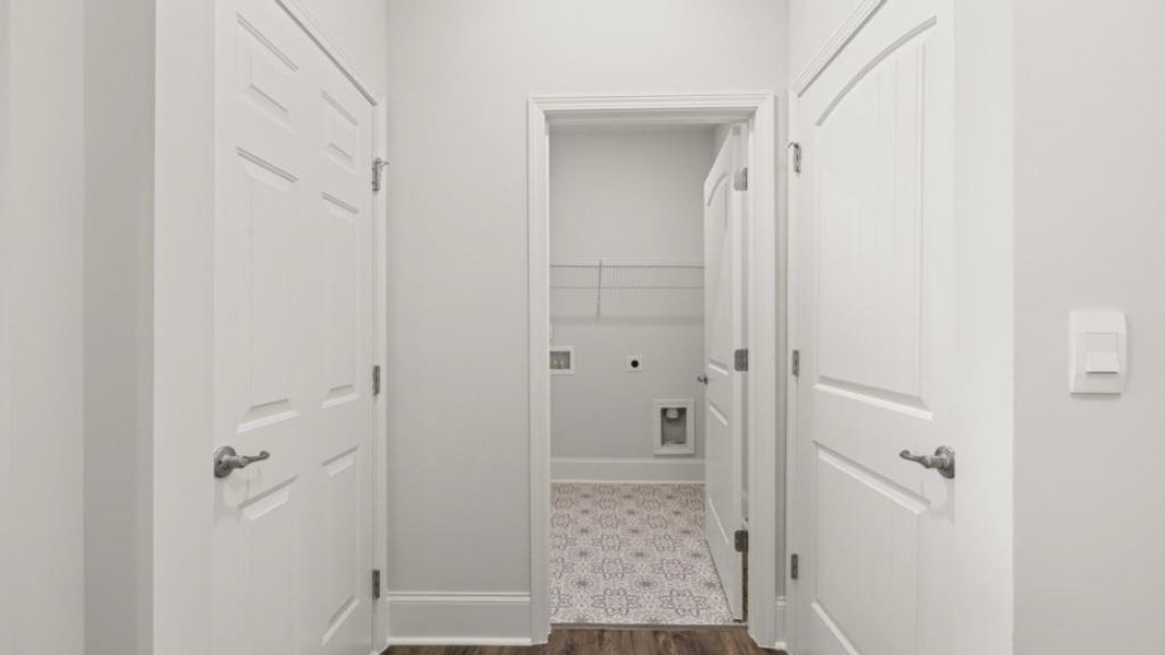 Spacious, unfurnished interior of a new home in Hamptons at Riverwood North, Dallas (Image 12).