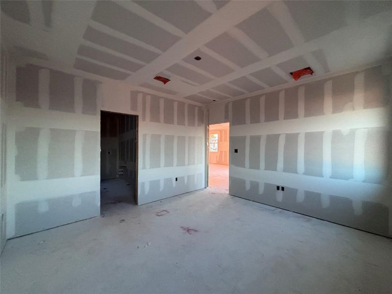 In-progress construction of a new home in The Colony 45s, Bastrop, TX (Image 26).