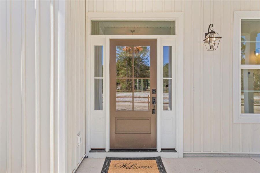 Exterior details and patio area of a home in , Awendaw (Image 3). Exterior details and patio area of a home in , Awendaw (Image 3).
