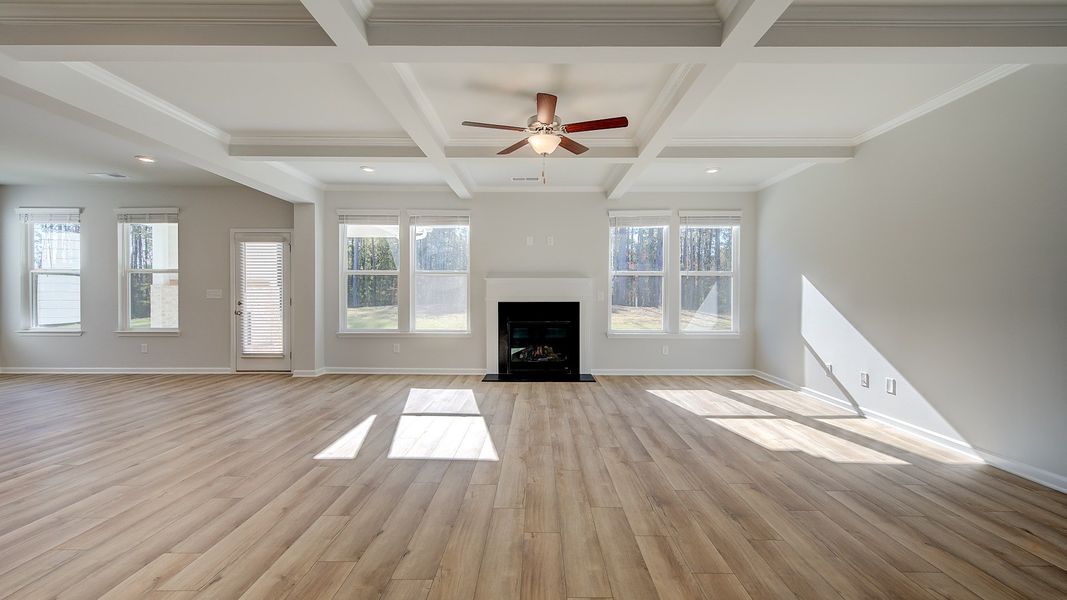 Furnished interior view inside a new home in Riverbend Overlook, Fayetteville (Image 15).