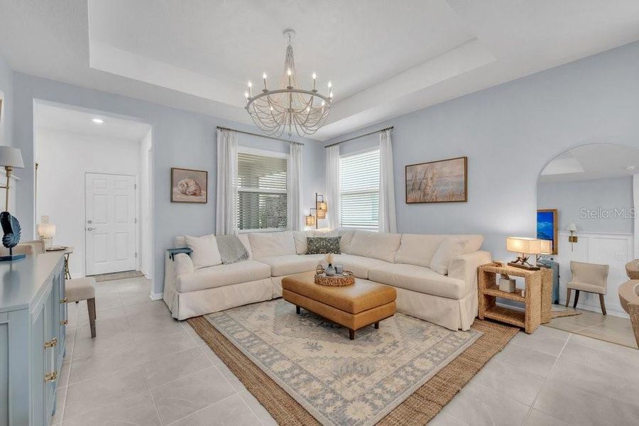 Furnished interior view inside a new home in , Sarasota (Image 9).