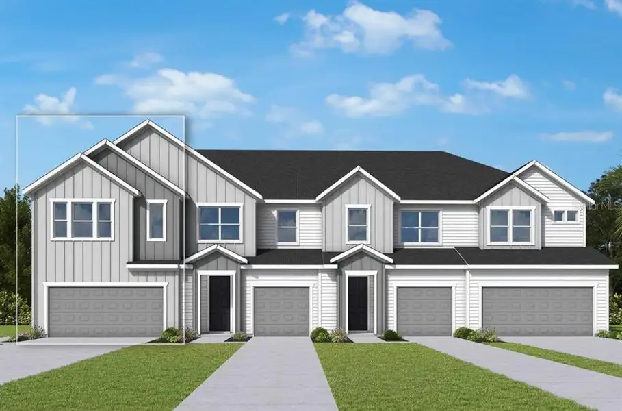Front exterior of a new home in , Apollo Beach, FL, highlighting curb appeal (Image 1). Front exterior of a new home in , Apollo Beach, FL, highlighting curb appeal (Image 1).