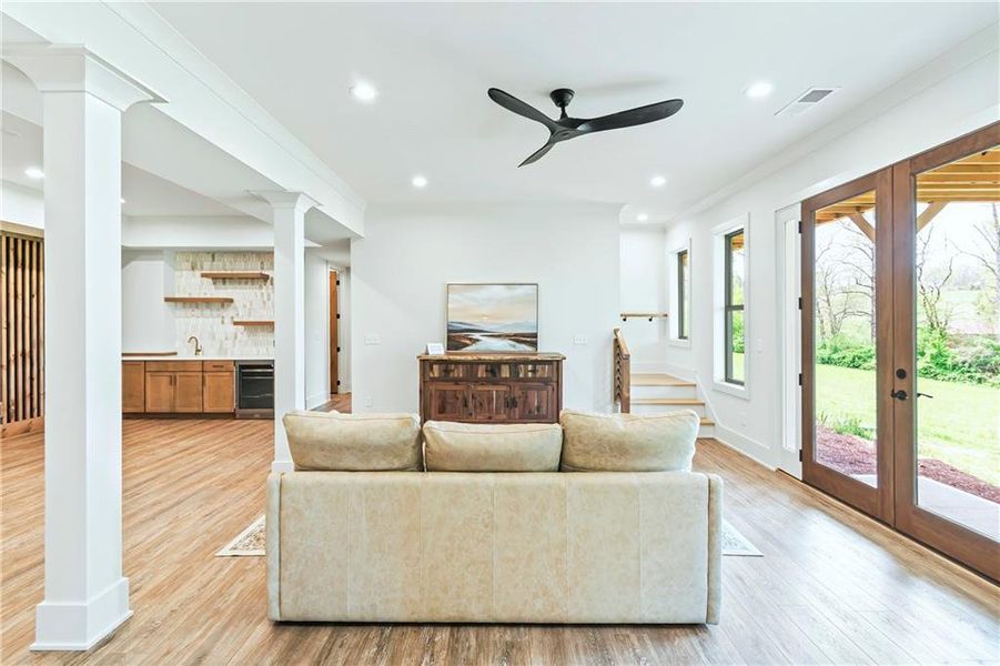 Furnished interior view inside a new home in , Blairsville (Image 74).