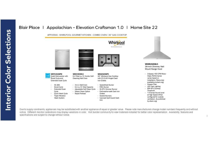 Appliances