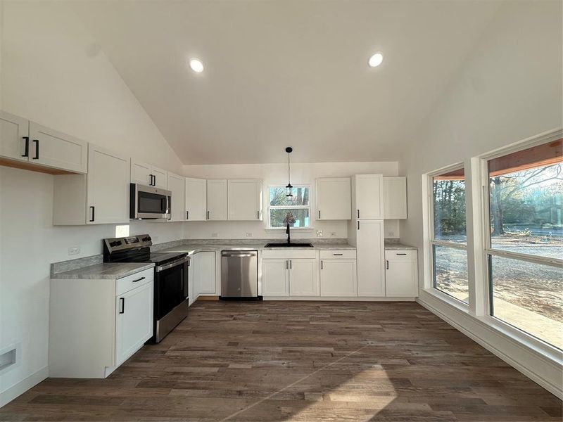 Furnished interior view inside a new home in , Mineola (Image 8). Furnished interior view inside a new home in , Mineola (Image 8).