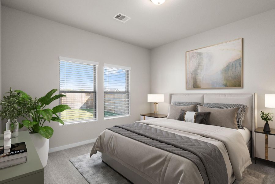 Furnished interior view inside a new home in Creekhaven, Rosharon (Image 6). Furnished interior view inside a new home in Creekhaven, Rosharon (Image 6).