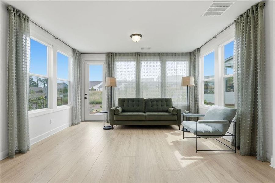 Furnished interior view inside a new home in , Hoschton (Image 43).