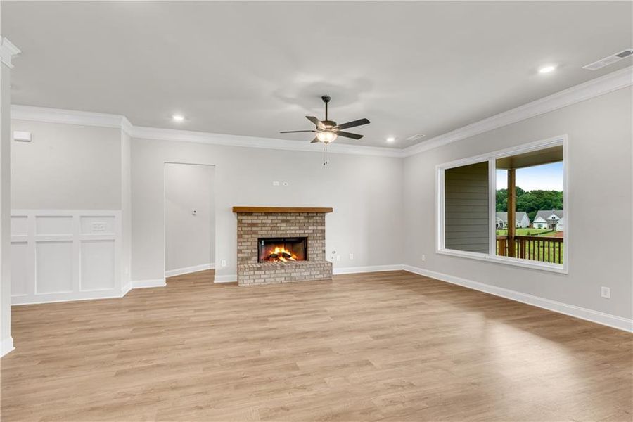 Spacious, unfurnished interior of a new home in Hidden Fields, Hoschton (Image 26).