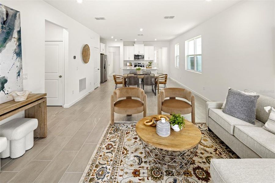 Furnished interior view inside a new home in Rainwood, Groveland (Image 14). Furnished interior view inside a new home in Rainwood, Groveland (Image 14).