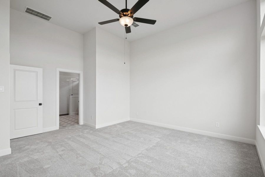Spacious, unfurnished interior of a new home in Grange 45' Homesites, Katy (Image 35). Spacious, unfurnished interior of a new home in Grange 45' Homesites, Katy (Image 35).