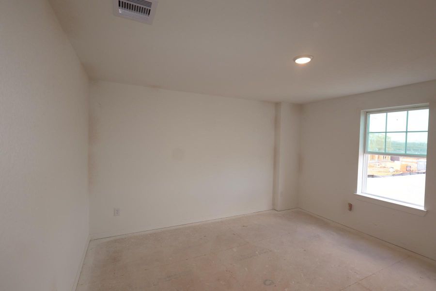 In-progress construction of a new home in The Grand Prairie 50’, Hockley, TX (Image 4).