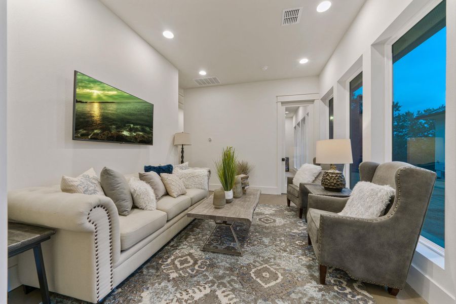 Furnished interior view inside a new home in , Johnson City (Image 27).