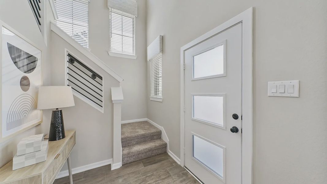 Representative furnished interior of a home built from the Riverdale by Chesmar Homes in Elyson Courtyard Collection, Katy (Image 3). Representative furnished interior of a home built from the Riverdale by Chesmar Homes in Elyson Courtyard Collection, Katy (Image 3).