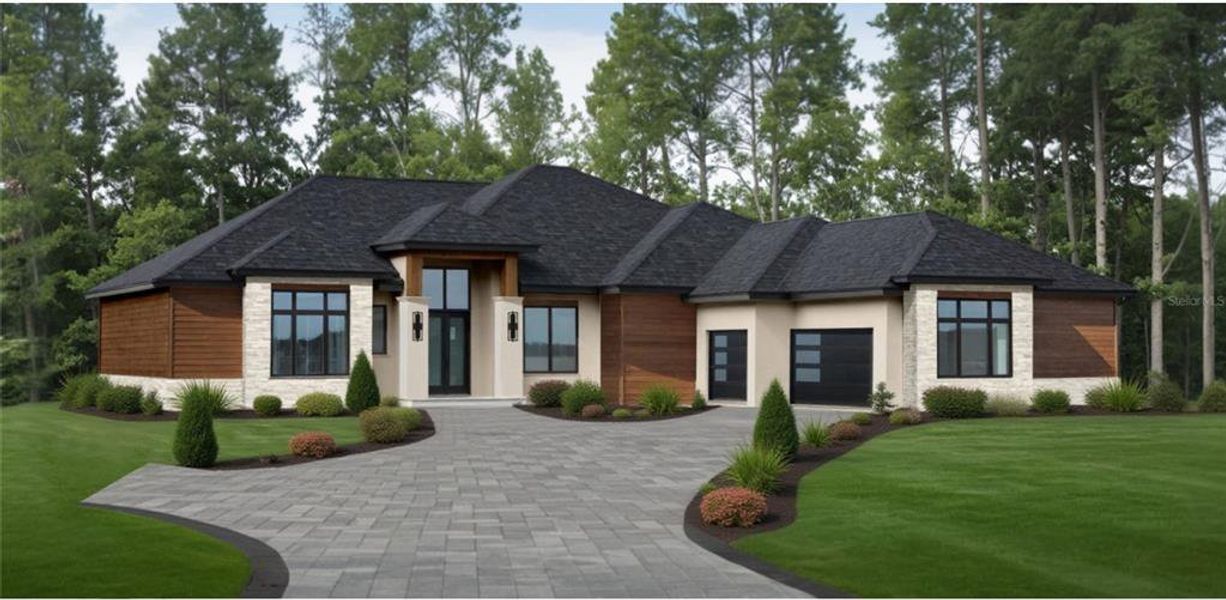 Front exterior of a new home in , Gainesville, FL, highlighting curb appeal (Image 1).