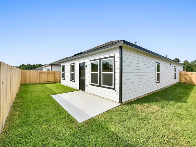 Exterior details and patio area of a home in The Villages at WestPointe, Dayton (Image 2).