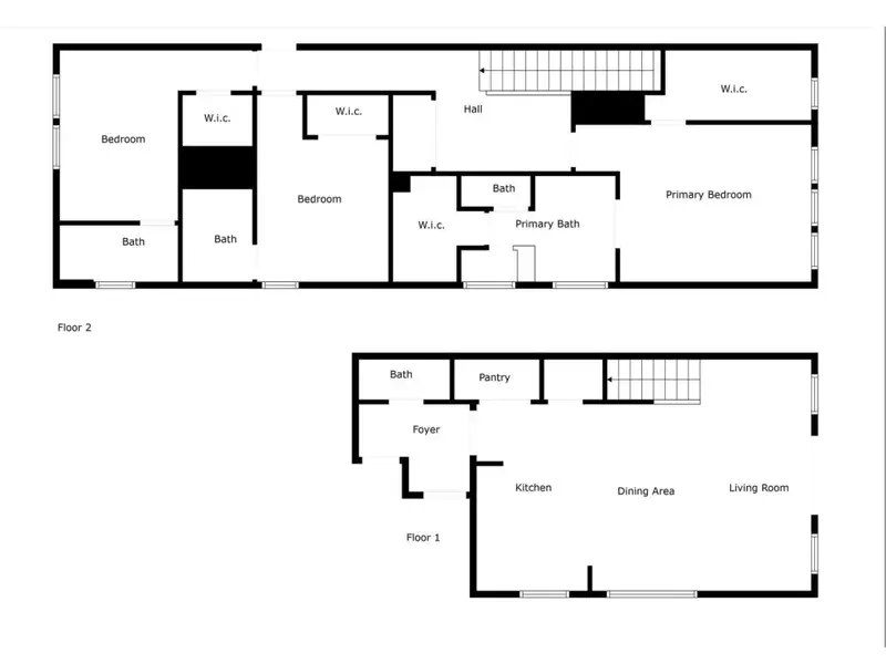 2D floor plan layout of this home in , Houston, TX (Image 3).