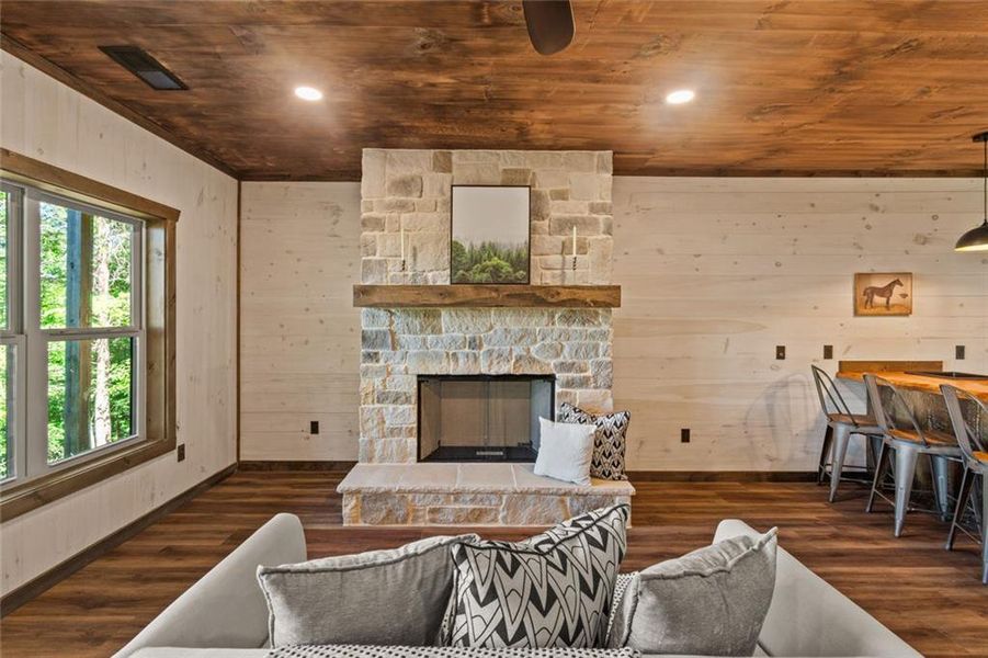 Furnished interior view inside a new home in , Talking Rock (Image 14).