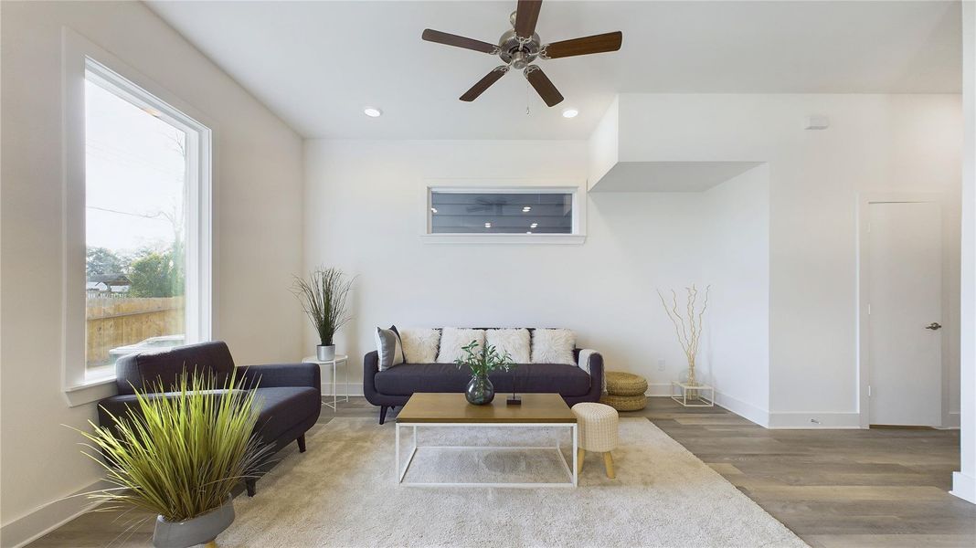 Furnished interior view inside a new home in , Houston (Image 23).