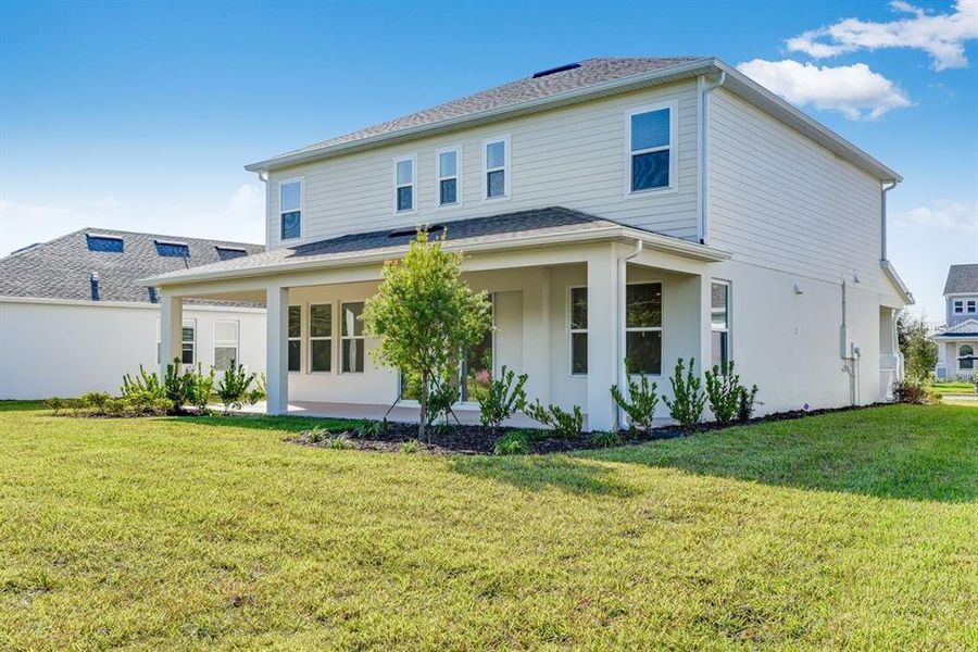 Exterior details and patio area of a home in Ardisia Park, New Smyrna Beach (Image 3). Exterior details and patio area of a home in Ardisia Park, New Smyrna Beach (Image 3).