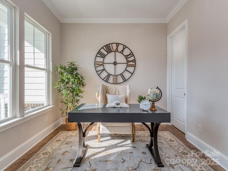 Furnished interior view inside a new home in , Clover (Image 14).