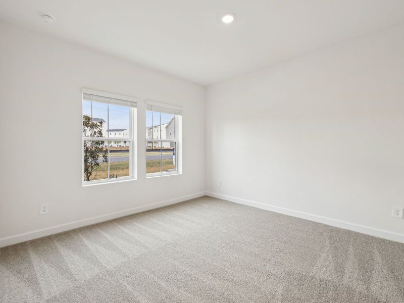 Spacious, unfurnished interior of a new home in Meadows at Wilson Farms - The Heights Series, Fort Mill (Image 17). Spacious, unfurnished interior of a new home in Meadows at Wilson Farms - The Heights Series, Fort Mill (Image 17).