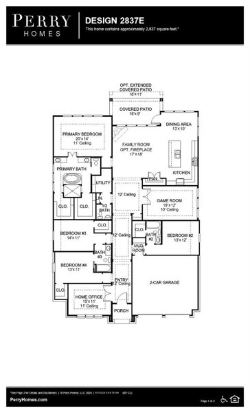 View of home floor plan