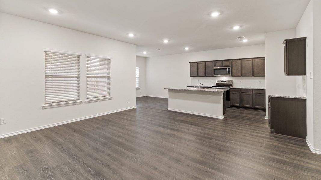 Representative unfurnished interior of a home built from the Naples by D.R. Horton in Oak Valley Estates, Bullard (Image 8). Representative unfurnished interior of a home built from the Naples by D.R. Horton in Oak Valley Estates, Bullard (Image 8).