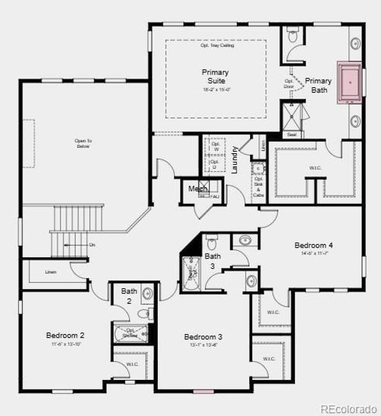 Additional Highlights Include: Modern fireplace, hearth room in place of playroom, free standing stub and shower at primary bath, and unfinished basement.