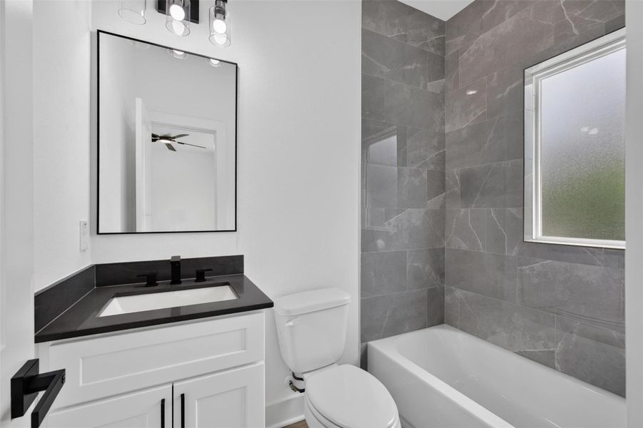 Furnished interior view inside a new home in , Houston (Image 8).