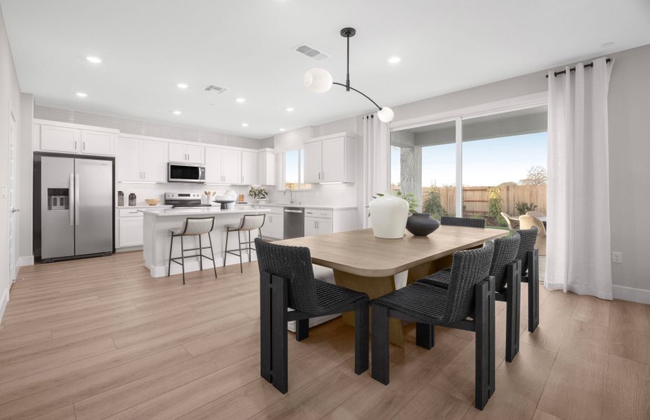 Furnished interior view inside a new home in Cordovan, Longmont (Image 5).