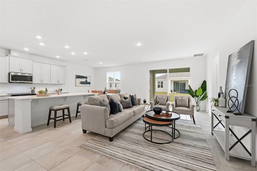 Furnished interior view inside a new home in Trinity Place, St. Cloud (Image 9).