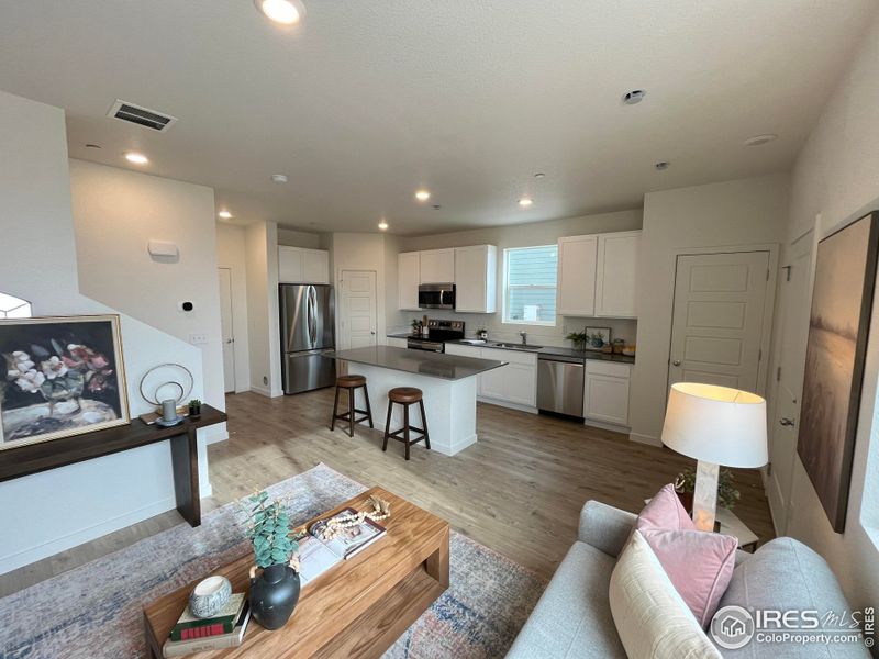 Furnished interior view inside a new home in Liberty Draw, Evans (Image 5).