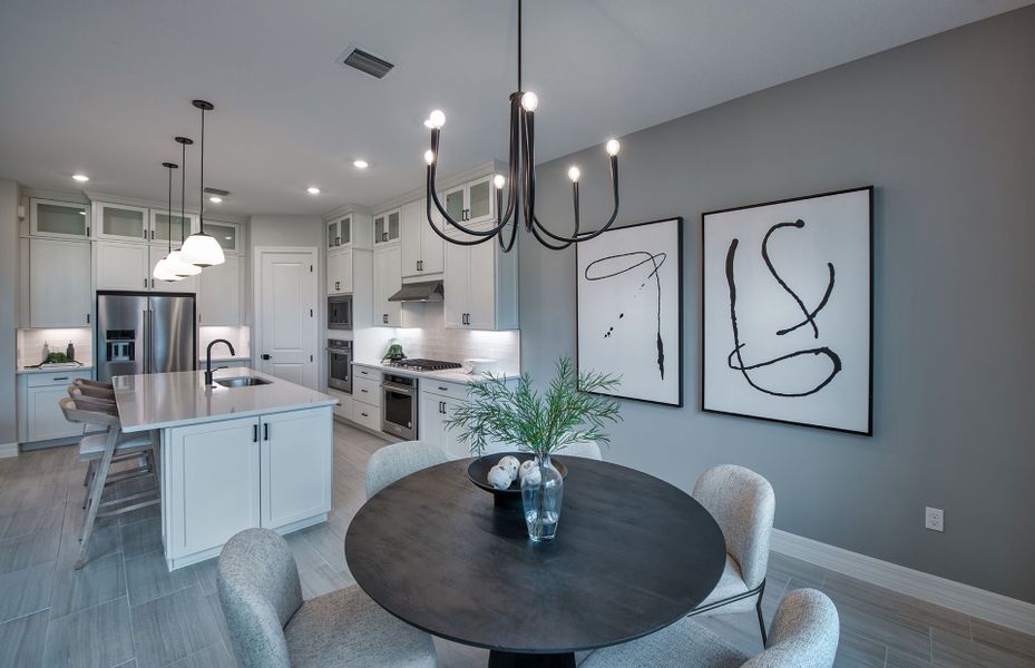 Furnished interior view inside a new home in Avondale at Avenir, Palm Beach Gardens (Image 8).