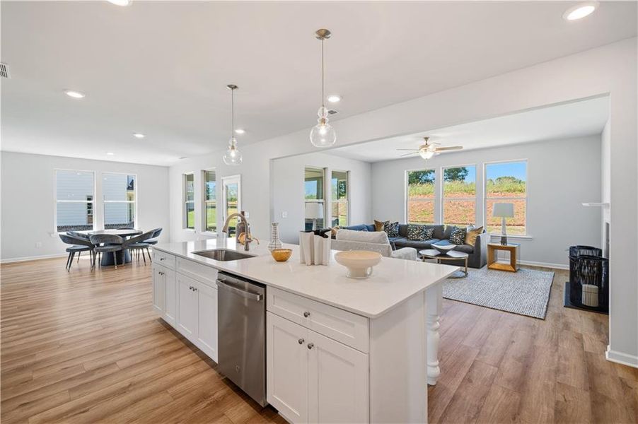 Furnished interior view inside a new home in Brighton, Locust Grove (Image 9).