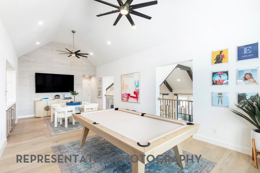 Furnished interior view inside a new home in Santa Rita Ranch, Liberty Hill (Image 28).