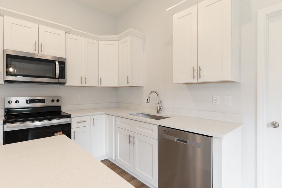Furnished interior view inside a new home in Barton's Bend, Crestview (Image 7). Furnished interior view inside a new home in Barton's Bend, Crestview (Image 7).