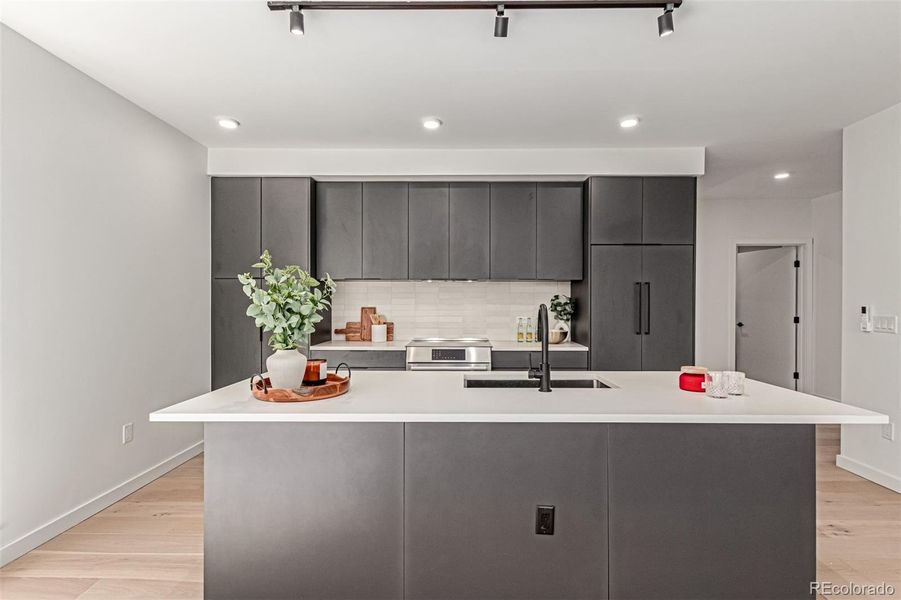 Furnished interior view inside a new home in , Denver (Image 9).