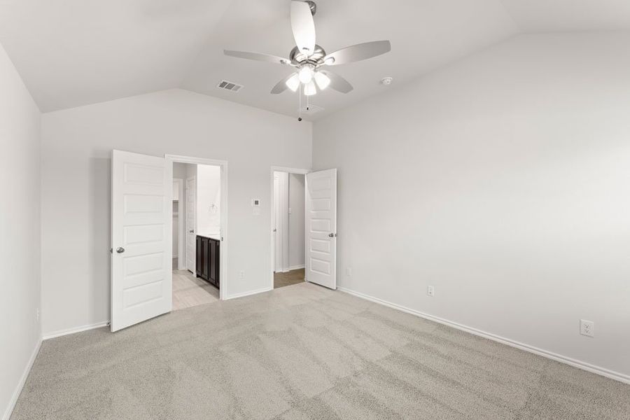 Front exterior of a new home in Northspur, Terrell, TX, highlighting curb appeal (Image 16). Front exterior of a new home in Northspur, Terrell, TX, highlighting curb appeal (Image 16).