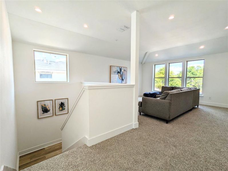 Furnished interior view inside a new home in , Dallas (Image 11).