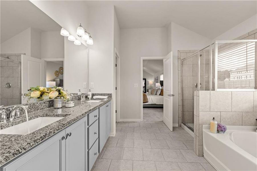 Furnished interior view inside a new home in Alcovy Village, Lawrenceville (Image 26).