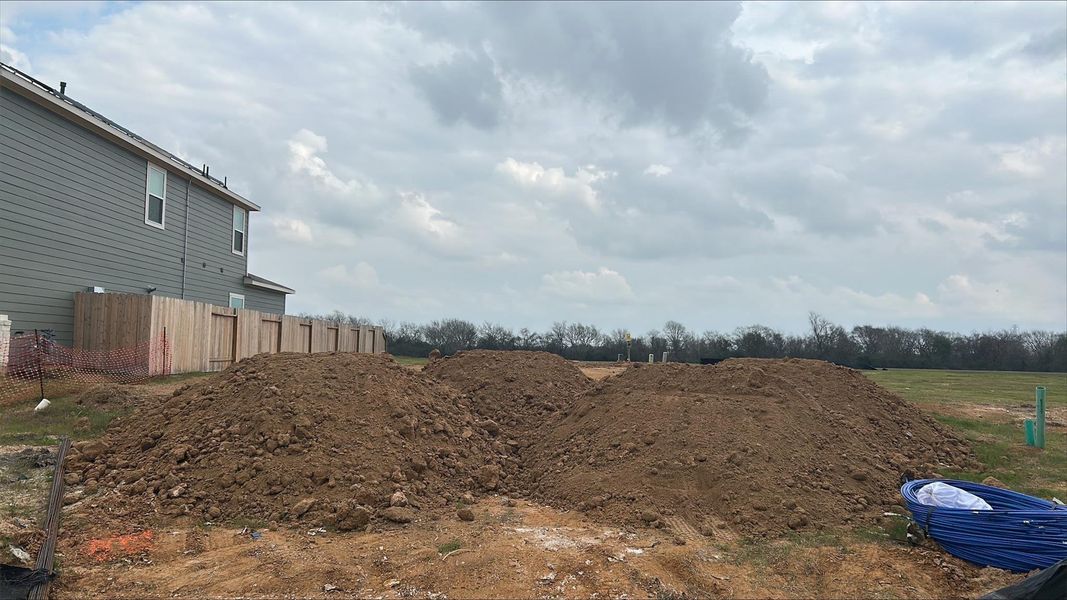 Site preparation for new homesites in Paloma at Sanford Farms, Waller (Image 17). Site preparation for new homesites in Paloma at Sanford Farms, Waller (Image 17).