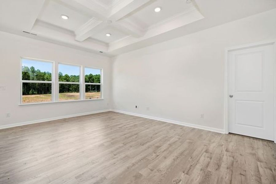 Representative unfurnished interior of a home built from the Shaw by True Homes in Whispering Hills, Locust (Image 13).