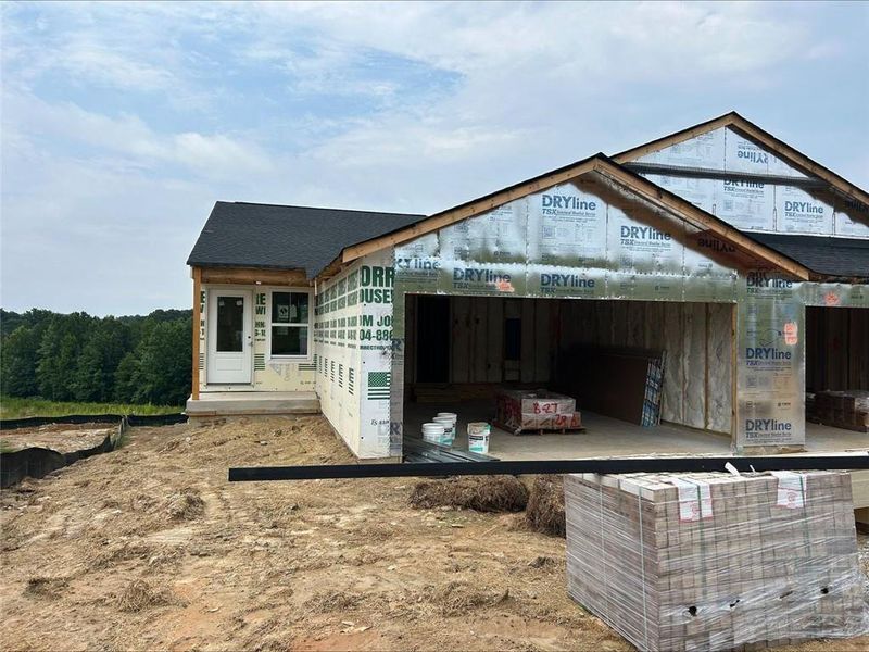 In-progress construction of a new home in Villas at Gold Creek, Dawsonville, GA (Image 6).
