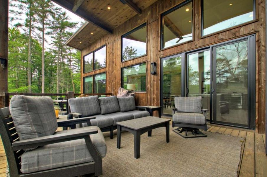 Furnished interior view inside a new home in , Blue Ridge (Image 13).