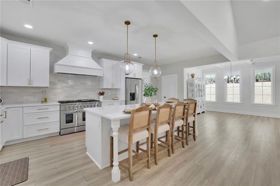 Furnished interior view inside a new home in , Monroe (Image 9).