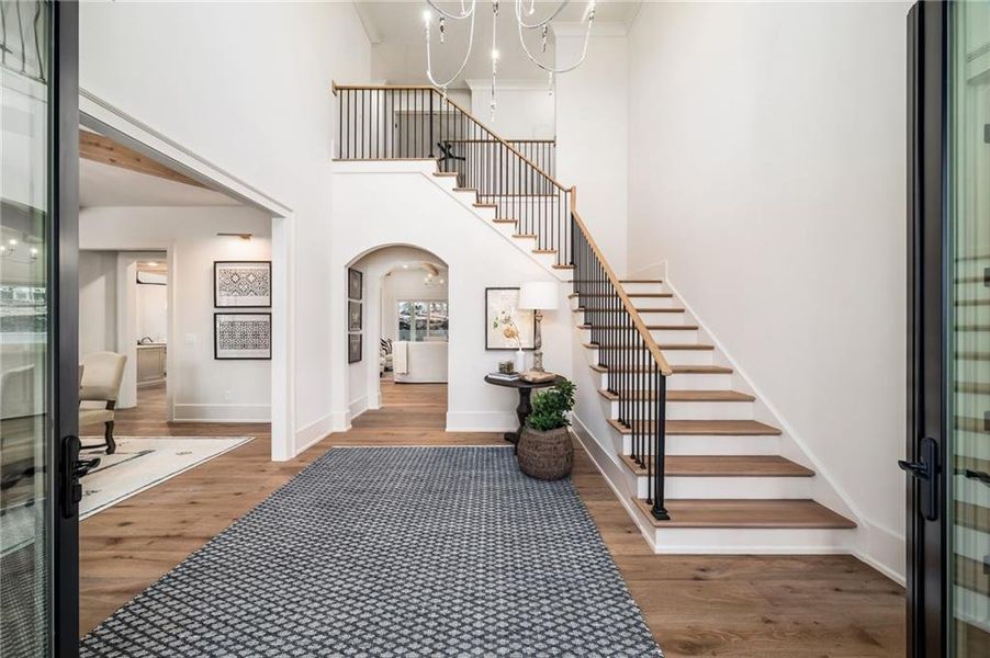 Furnished interior view inside a new home in , Alpharetta (Image 53).