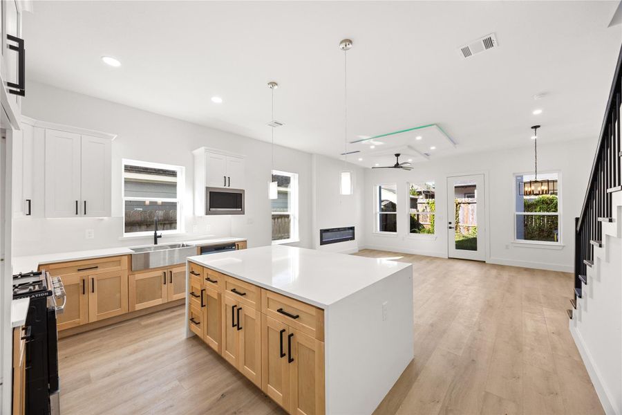 Furnished interior view inside a new home in , Houston (Image 8).