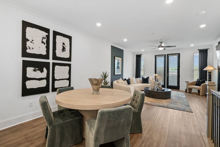 Representative furnished interior of a home built from the The Barnsley I by The Providence Group in IveyBrooke, Alpharetta (Image 18).